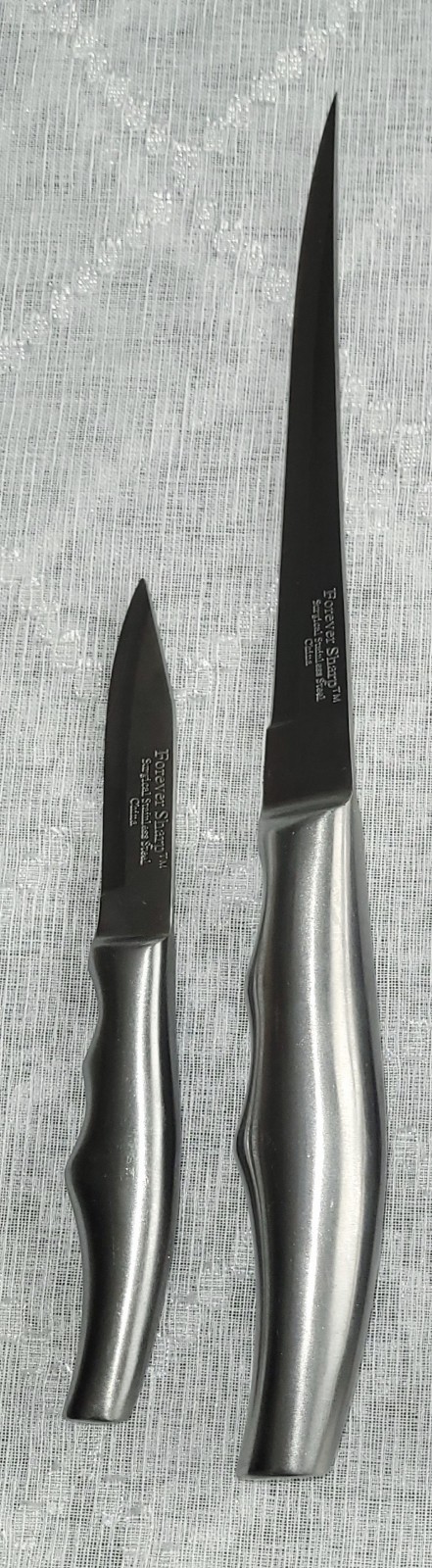 Set of 5 Forever Sharp Surgical Stainless Steel Knives Paring, Fillet & Carving
