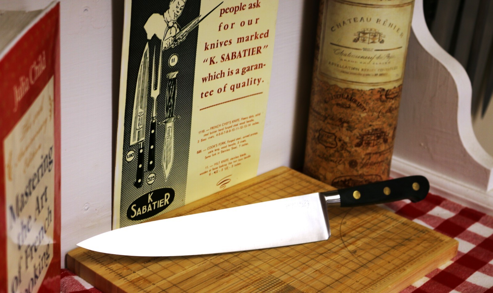 SABATIER, NOS, Forged Stainless, Chef Knife , made in 1950s/1960s in France