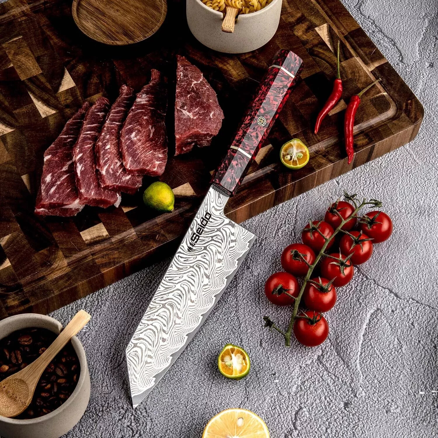 Epokishi 7-Inch Bunka Japanese Knife – Premium AUS-10 Japanese Super Steel