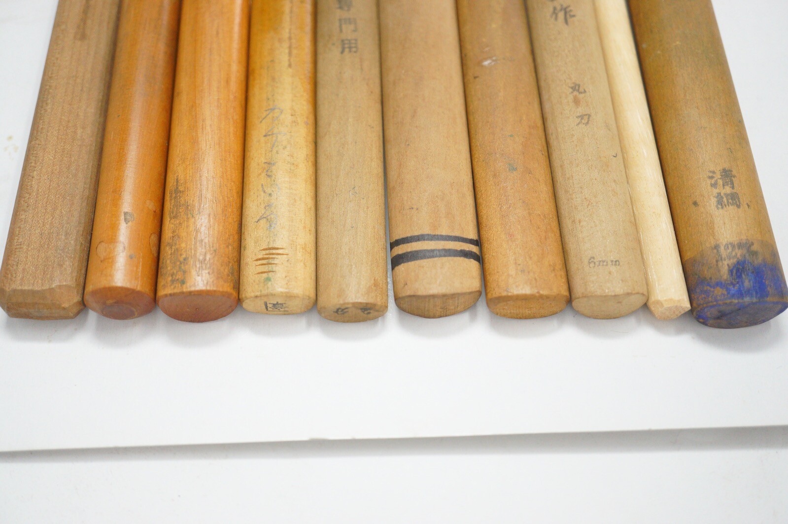 Vintage Wood Carving Knife Set 10 Tools Sharp and Original from Japan 1012D8