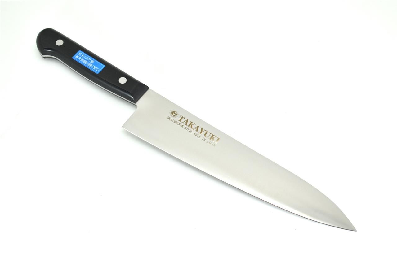 Sakai Takayuki Molybdenum Steel, Gyuto Knife Antibacterial PC Handle
