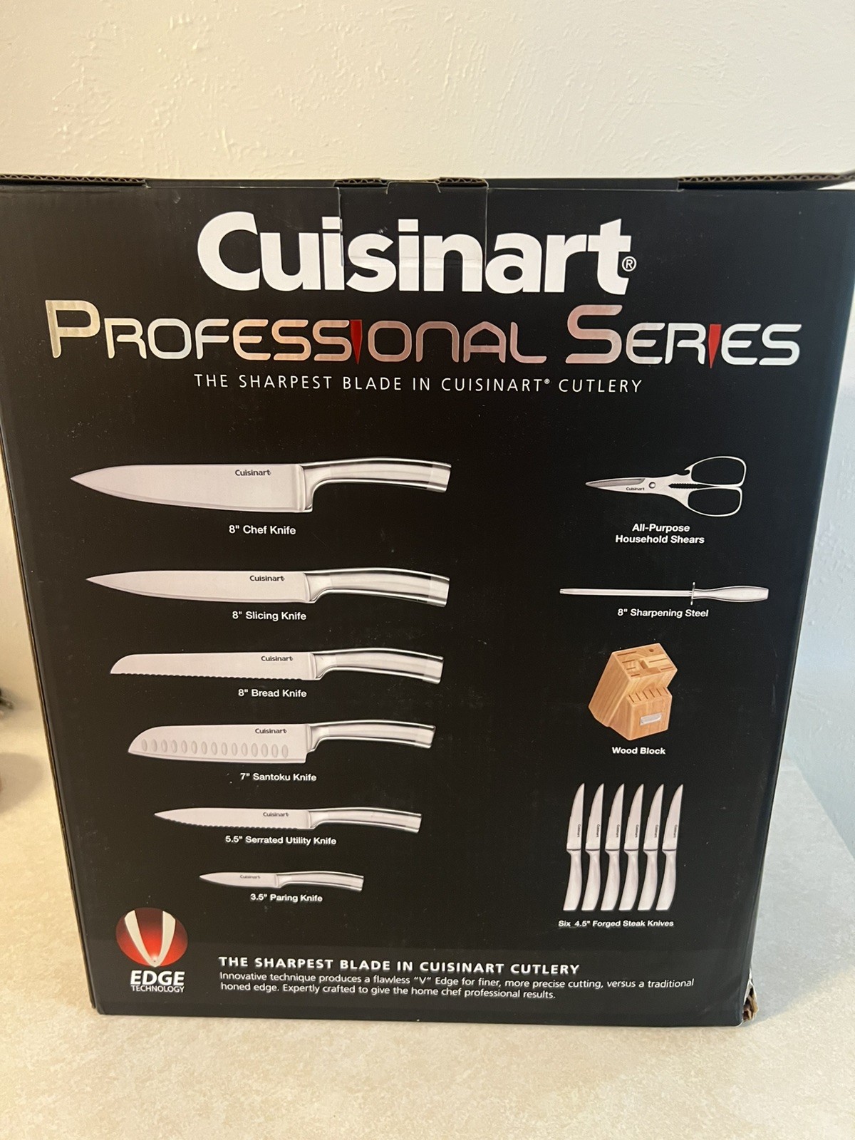 New Cuisinart Professional Series 15 Piece Knife Block Set