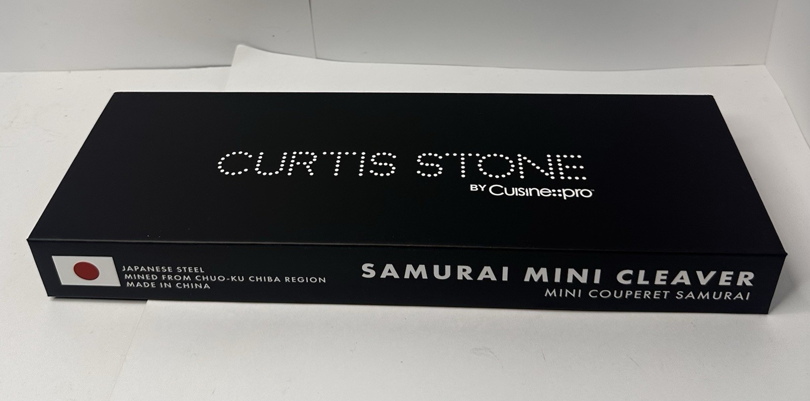 Curtis Stone by Cuisine::pro Samurai Mini Cleaver featuring Japanese steel.