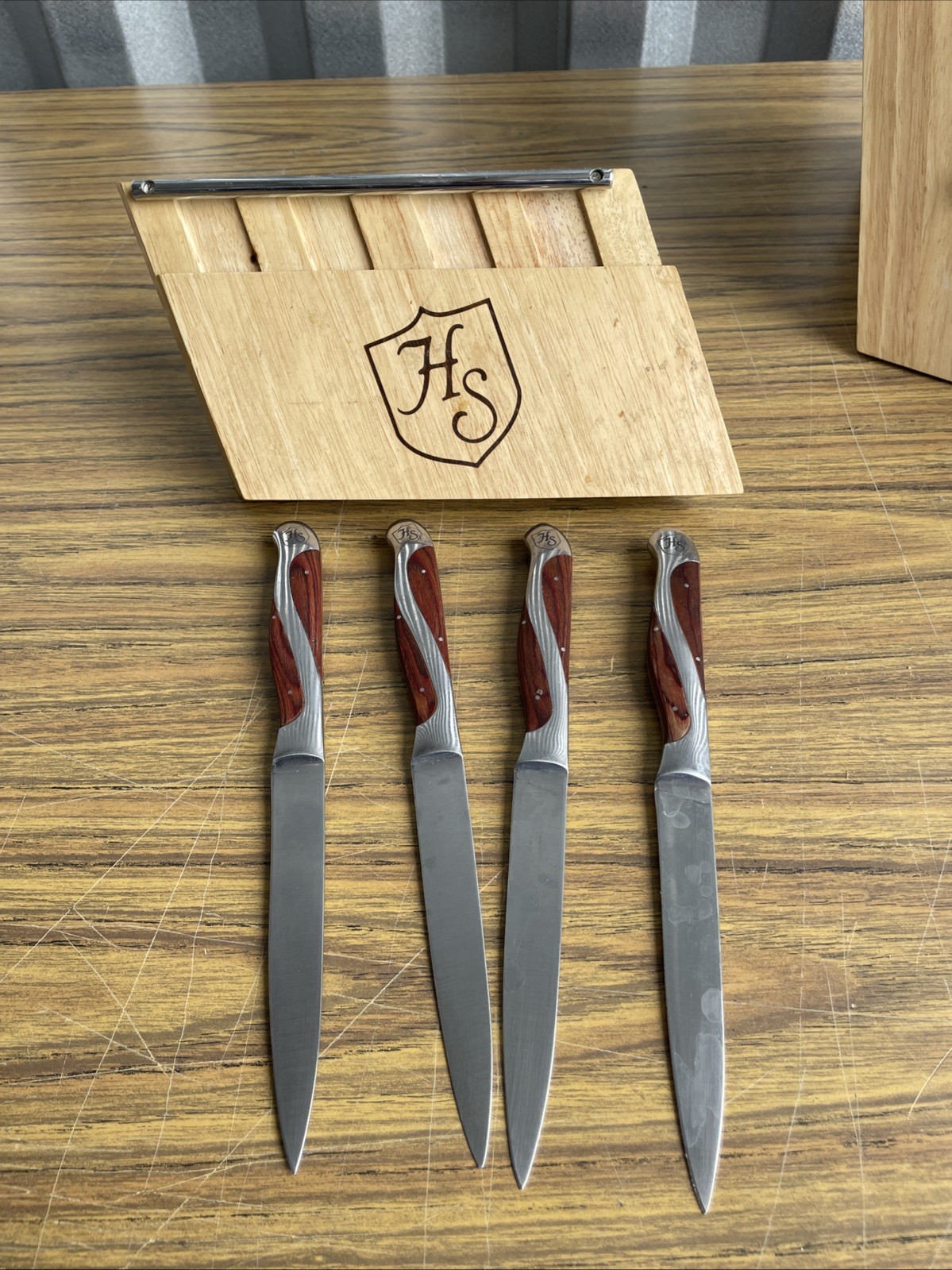 Hammer Stahl HS-6300R Knife Block Set – 21 Pieces (please read)
