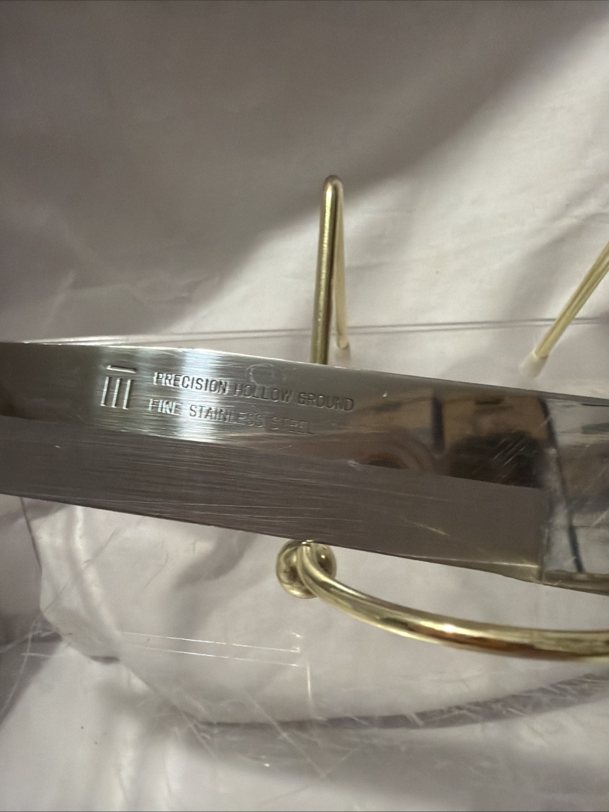 Precision Hollow Ground Knife 8” Blade Stainless Steel