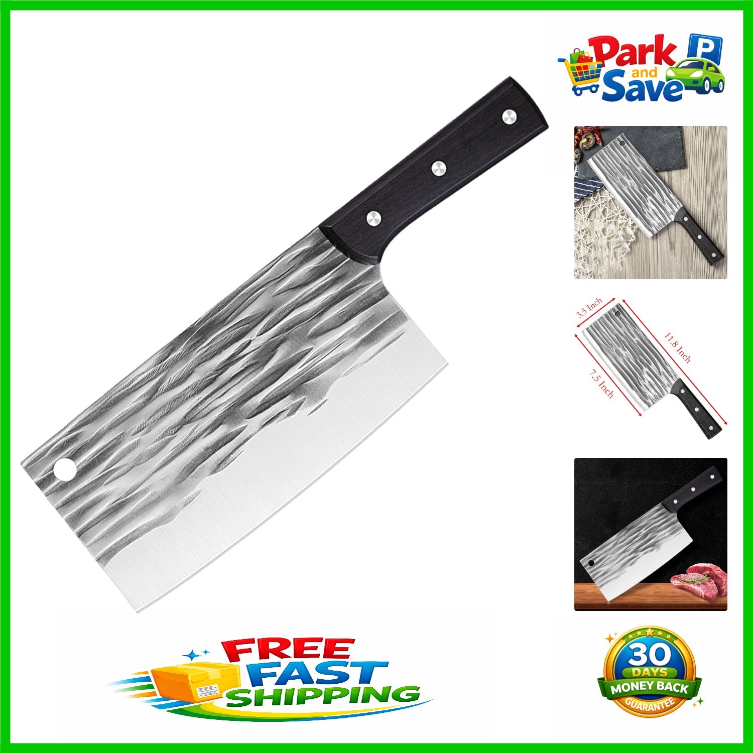 High-Strength 11.8 Inch Chef Knife – Ideal for Precision Slicing in Any Kitchen