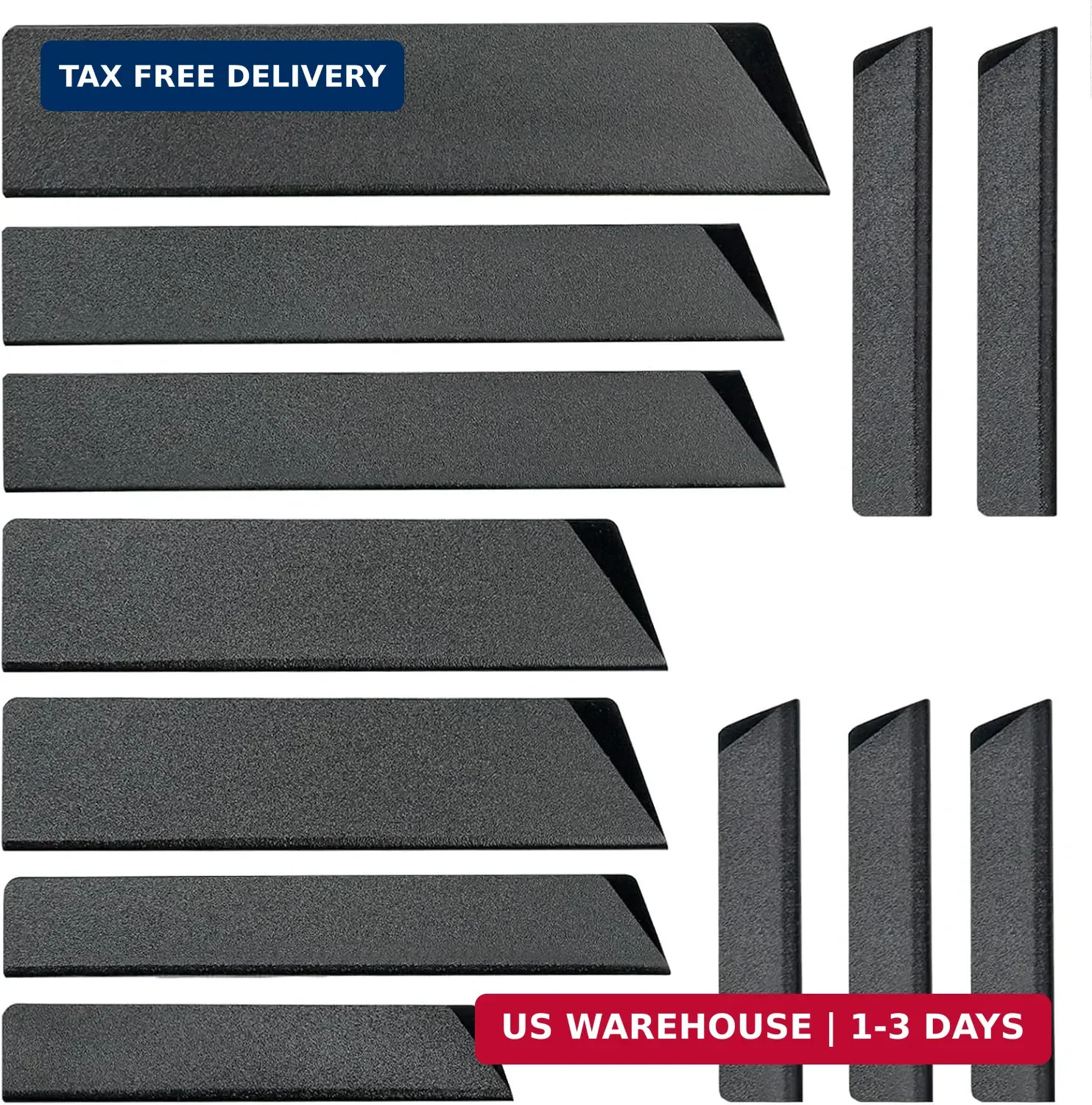 12-Piece Knife Edge Guard Set Waterproof Felt Lined BPA-Free