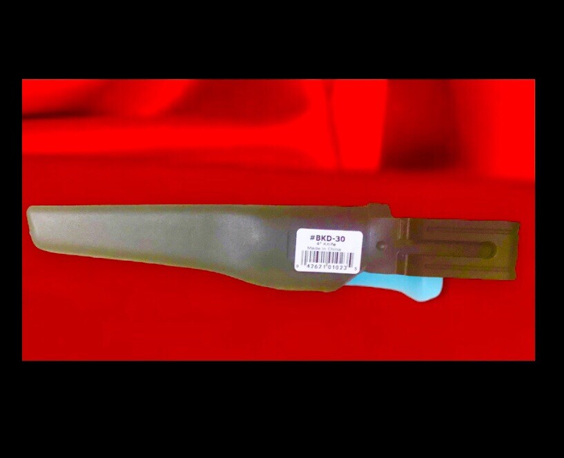 Hiviz Razor Sharp 8” KNIFE (4″ BLADE)+ Holster HIGH CARBON STAINLESS STEEL, Blue