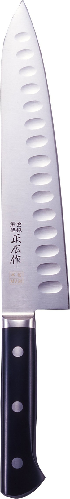 Masahiro MV Steel Honyaki Dimple (double-edged) 24cm 14882