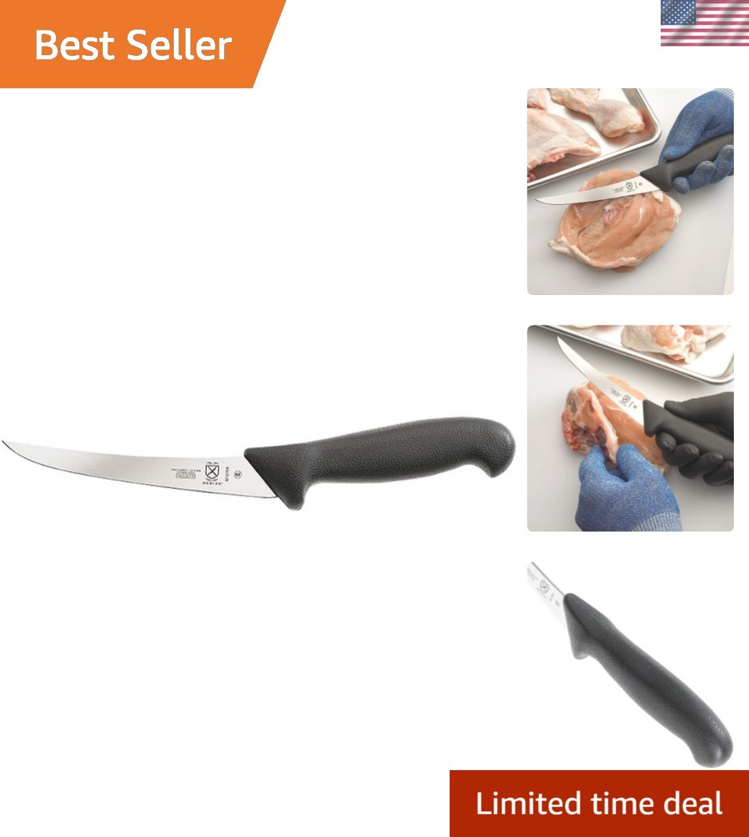BPX, 5.9-Inch, Curved Boning Knife – Semi-Flexible