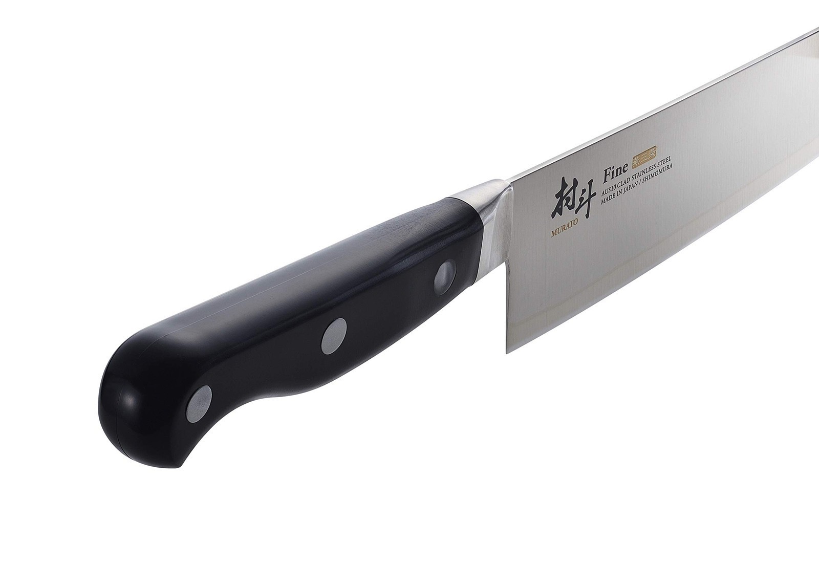 Shimomura Murato Fine Santoku 6.7 in(170mm) AUS-10 Dishwasher Safe Japan MFN-101