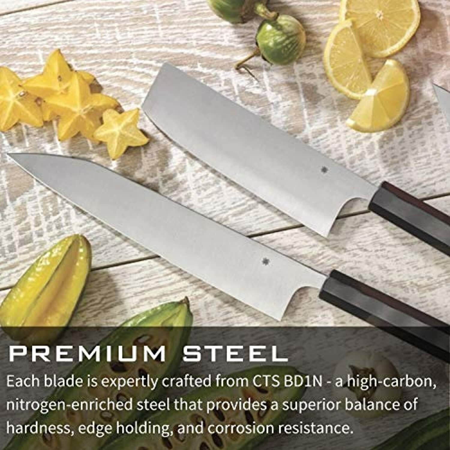 Spyderco Wakiita Funayuki Premium Kitchen Knife with 6.28″ CTS BD1N Stainless