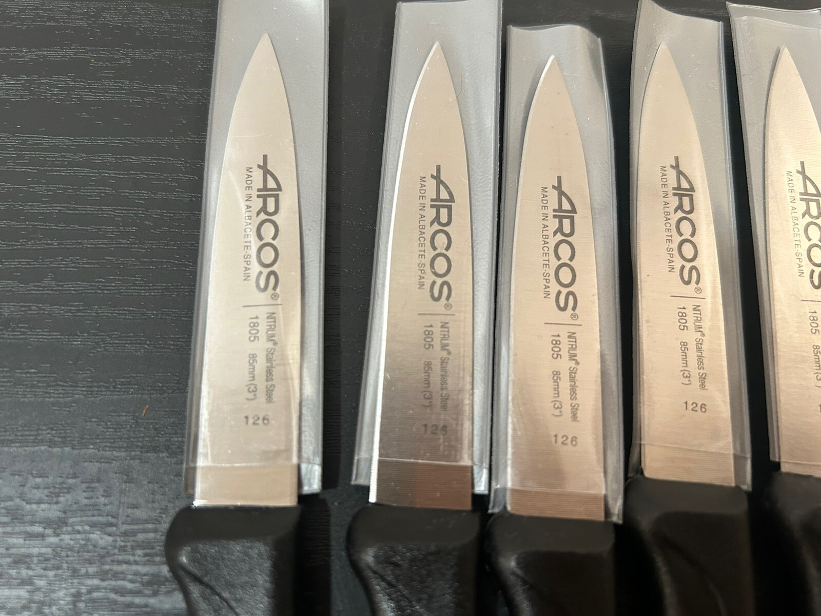 Arcos Spain Cuchillo Mondador 3” Stainless Steel Knives 126 SET OF 12