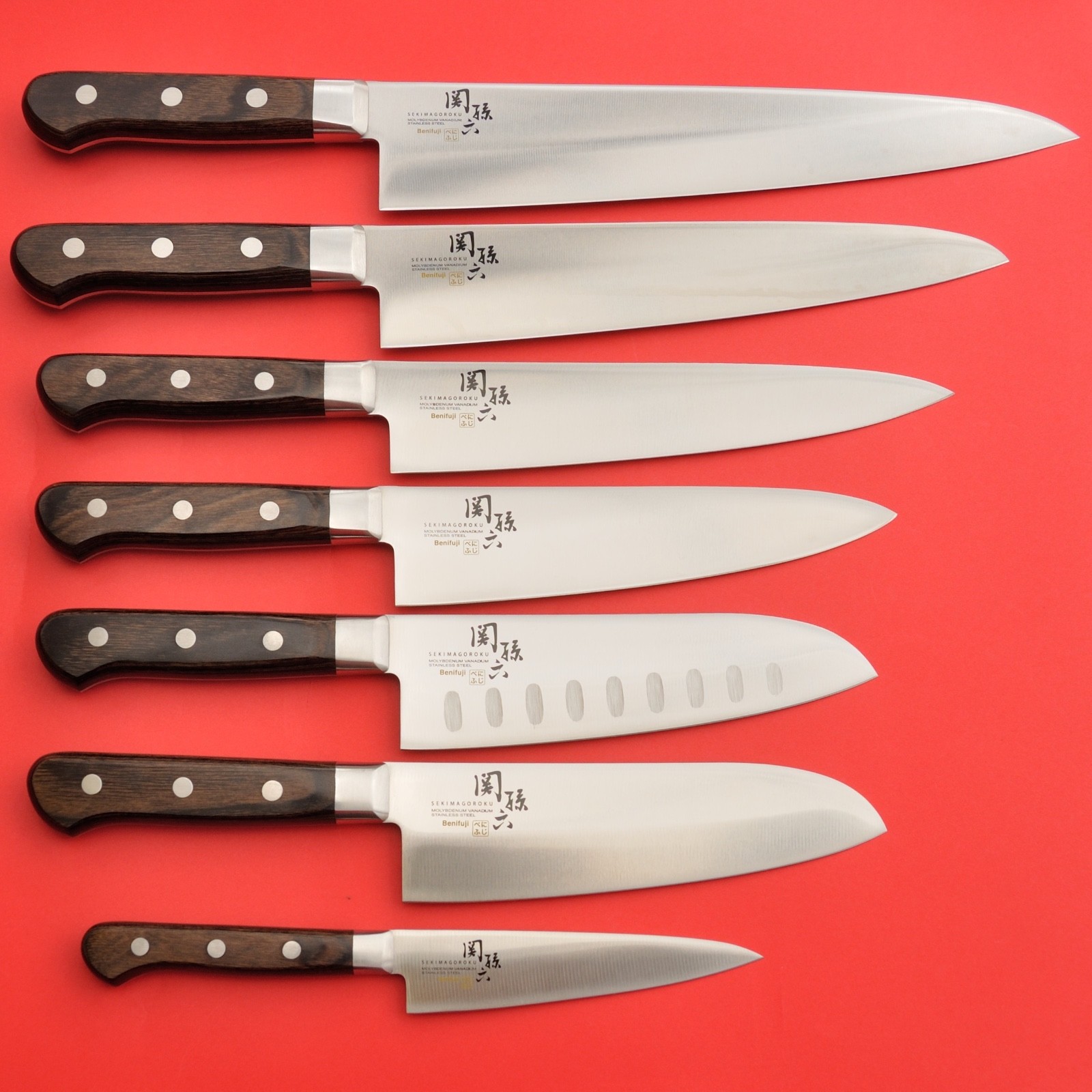 Japan KAI BENIFUJI kitchen chef knife nakiri santoku small petit Stainless steel