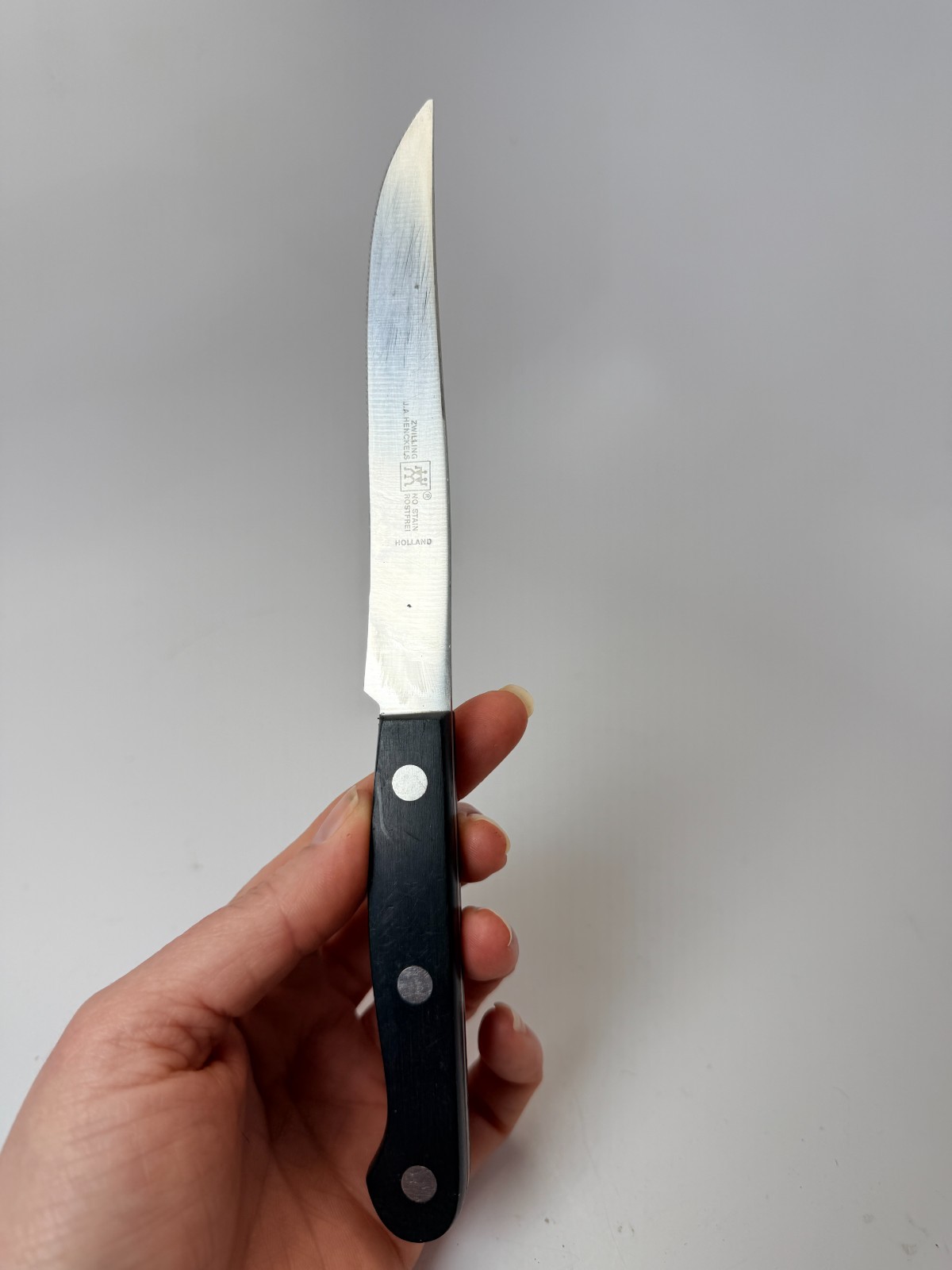 J.A. Henckels Holland No Stain ROSTFREI 4 3/4″ Steak Knife Full Tang