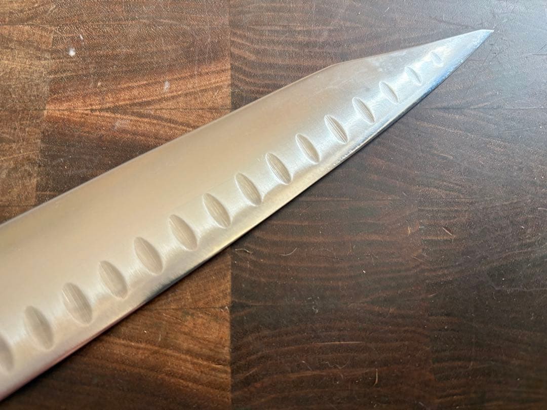 Misono Molybdenum Stainless Salmon Kiritsuke Gyuto Japanese Knife 285mm Dimpled