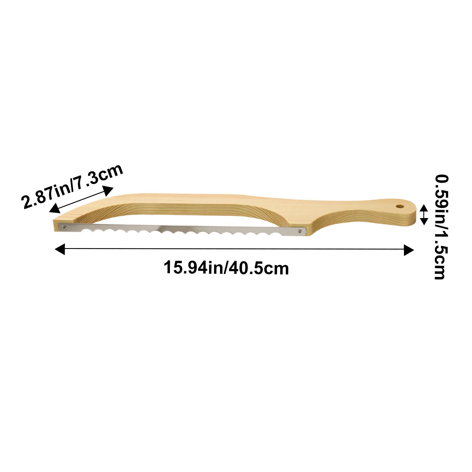 Bread slicer, Fiddle Bow Bread Knife Sourdough Cutter Bread Cutting Tool US