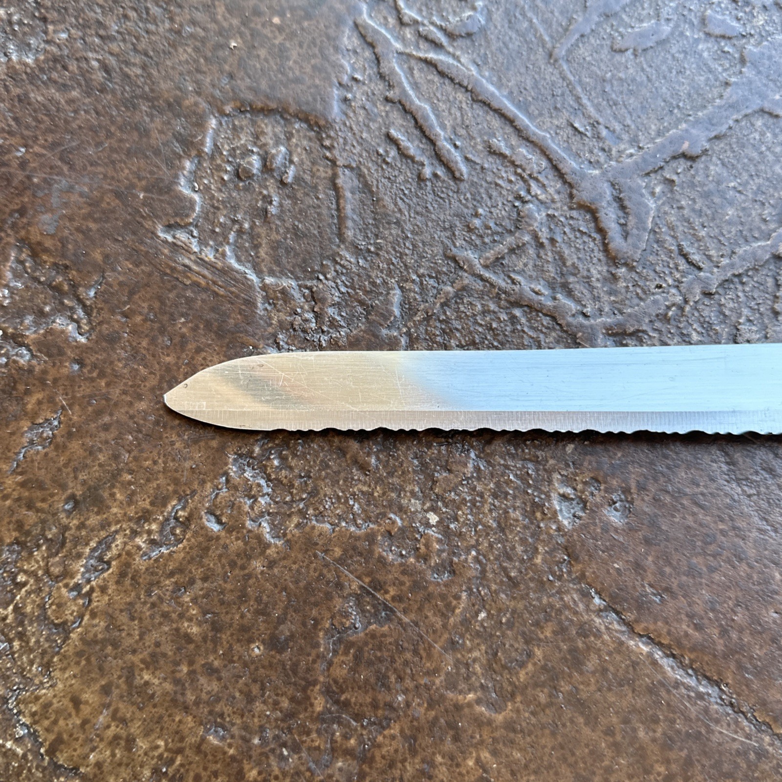 PAMPERED CHEF 9 inch Blade – Serrated BREAD KNIFE – Stainless #1285