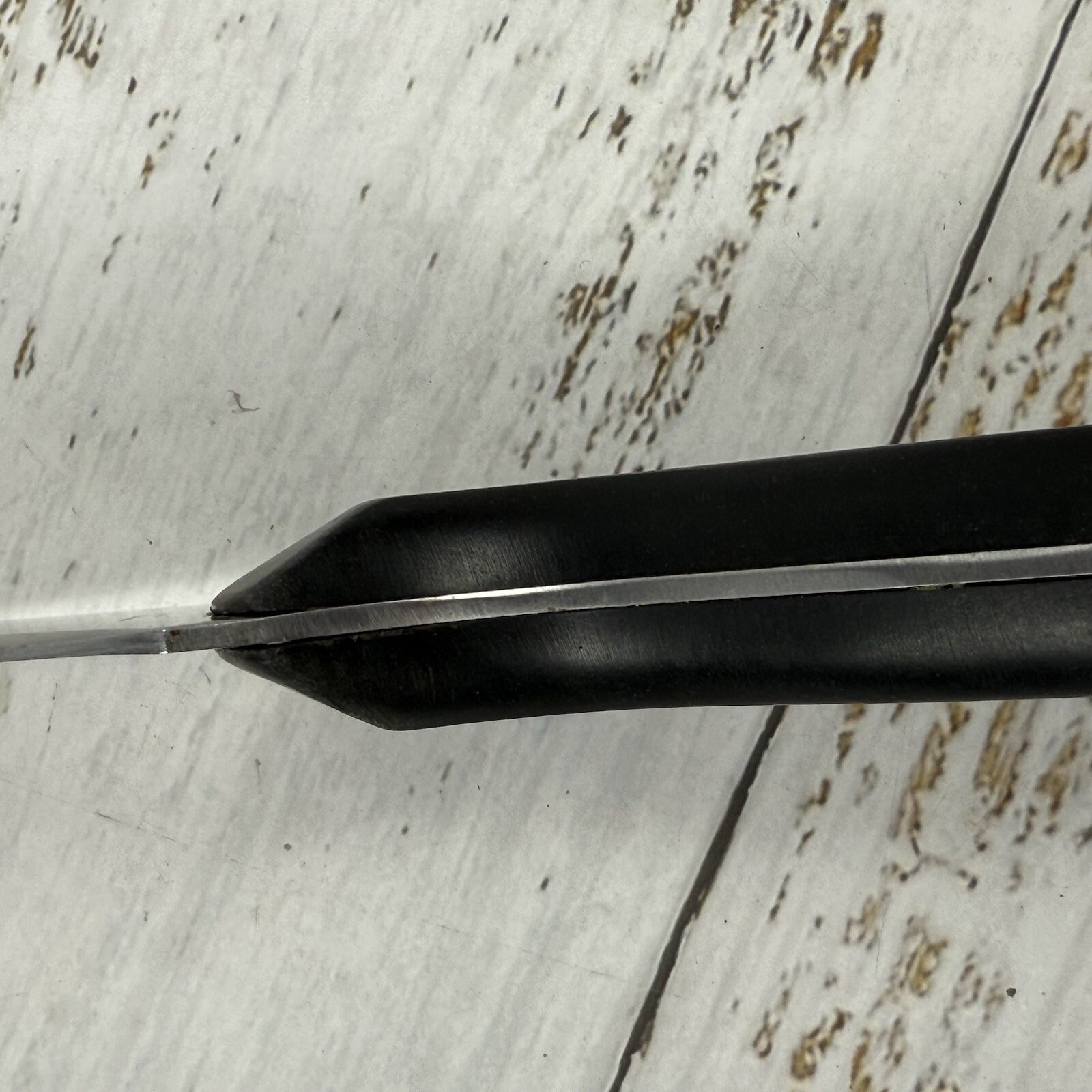 Chicago Cutlery Chefs Knife 7″ Serrated Edge Stainless Blade Black Ebony Handle