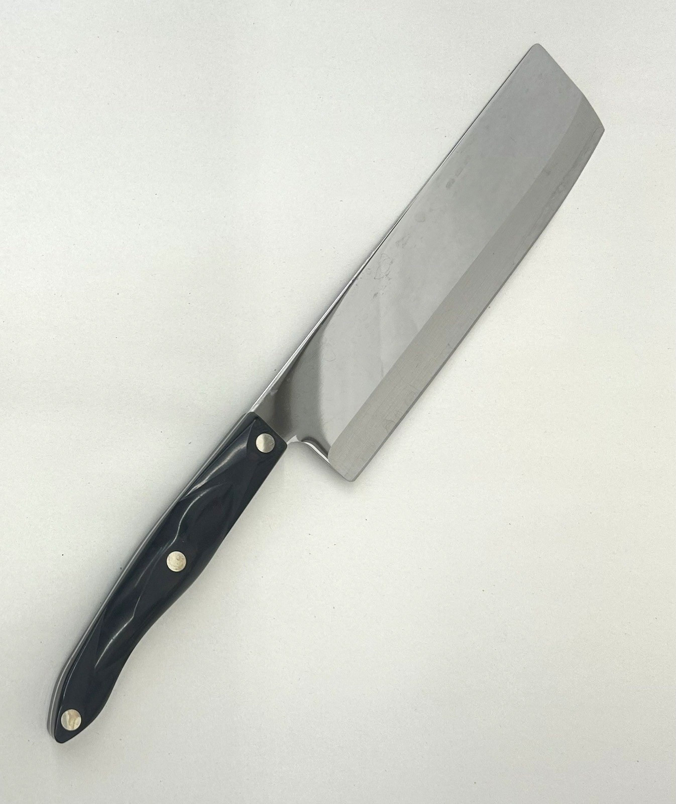 Cutco 1735 Vegetable Cleaver Knife 7.5″ Stainless Steel Blade Brown Handle
