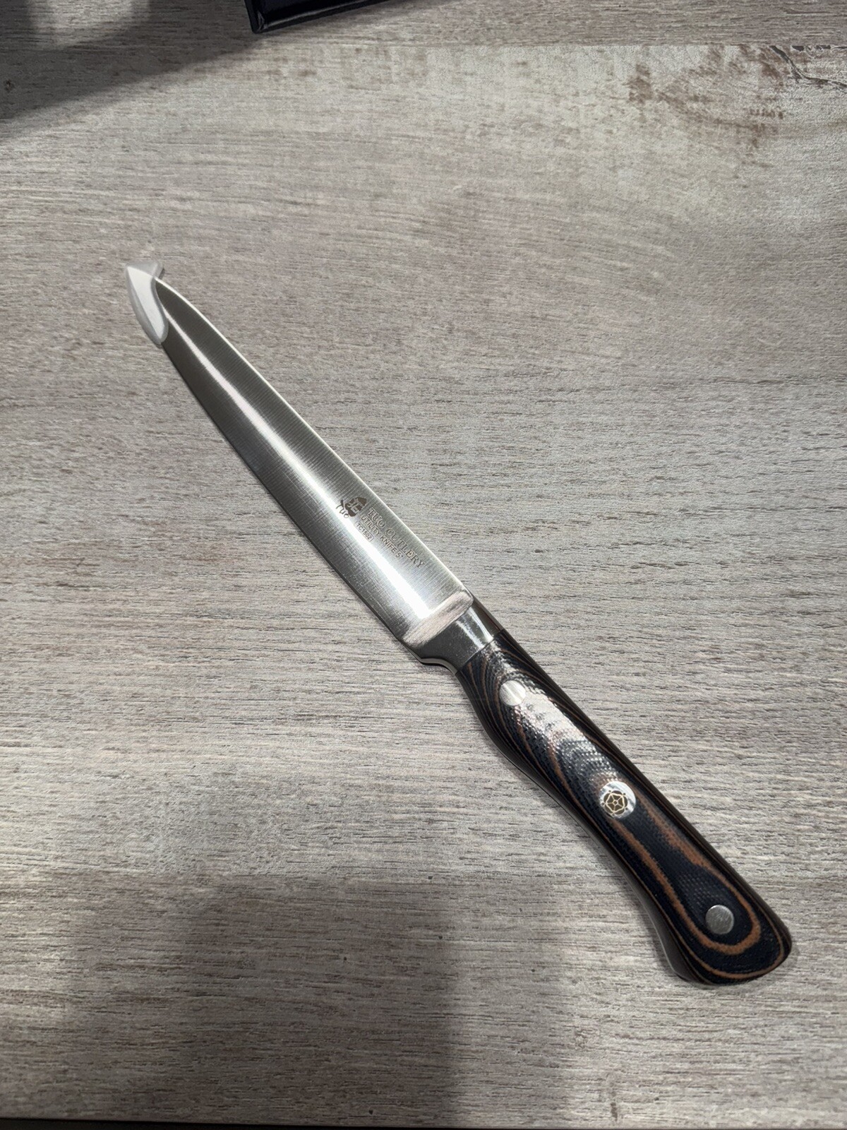 Tuo Cutlery Falcon Series 5″ Utility Knife German Steel Blade TC1310
