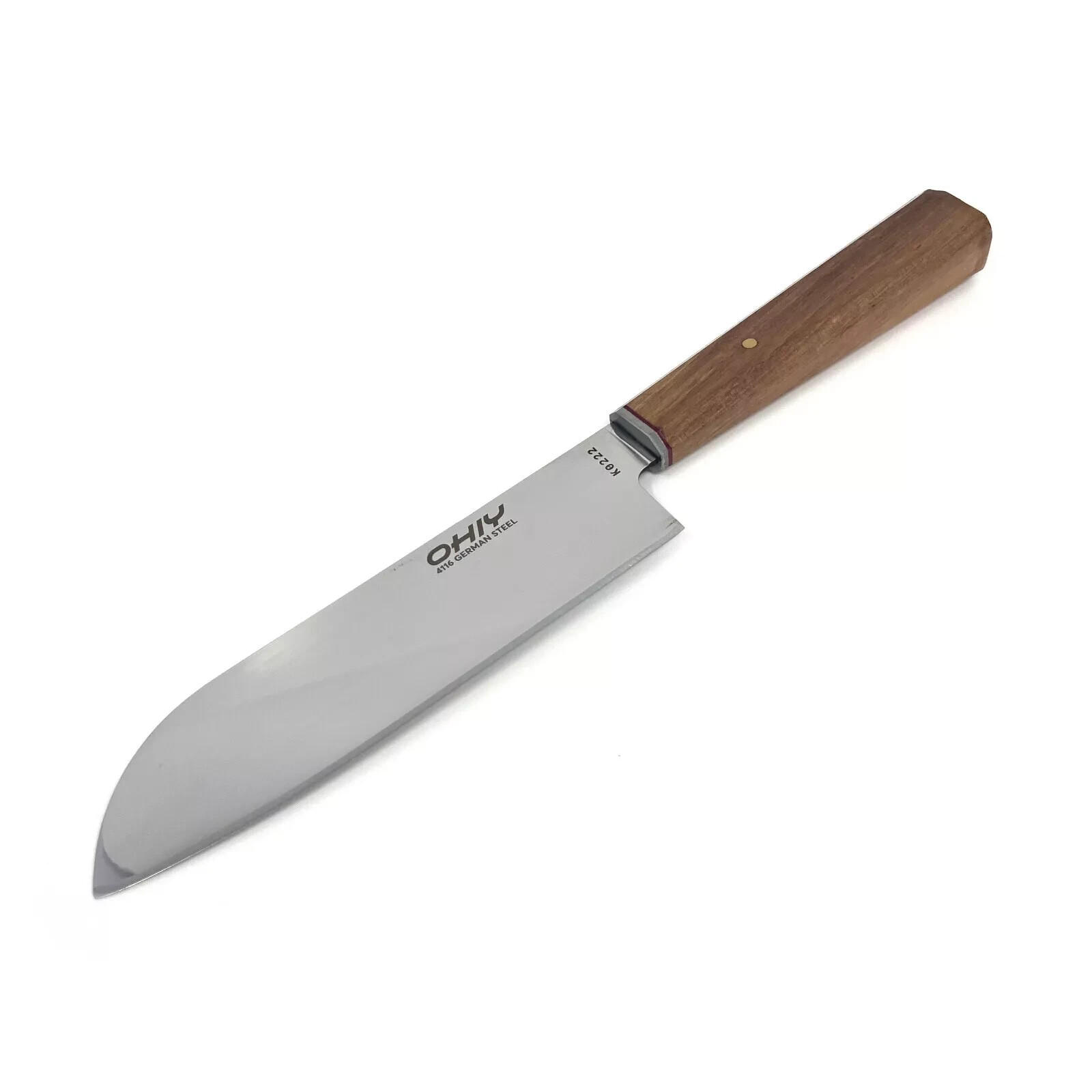 OHIY Kitchen Knives Santoku Knife w Ultra Thin Lightweight 7in Razor Sharp Blade