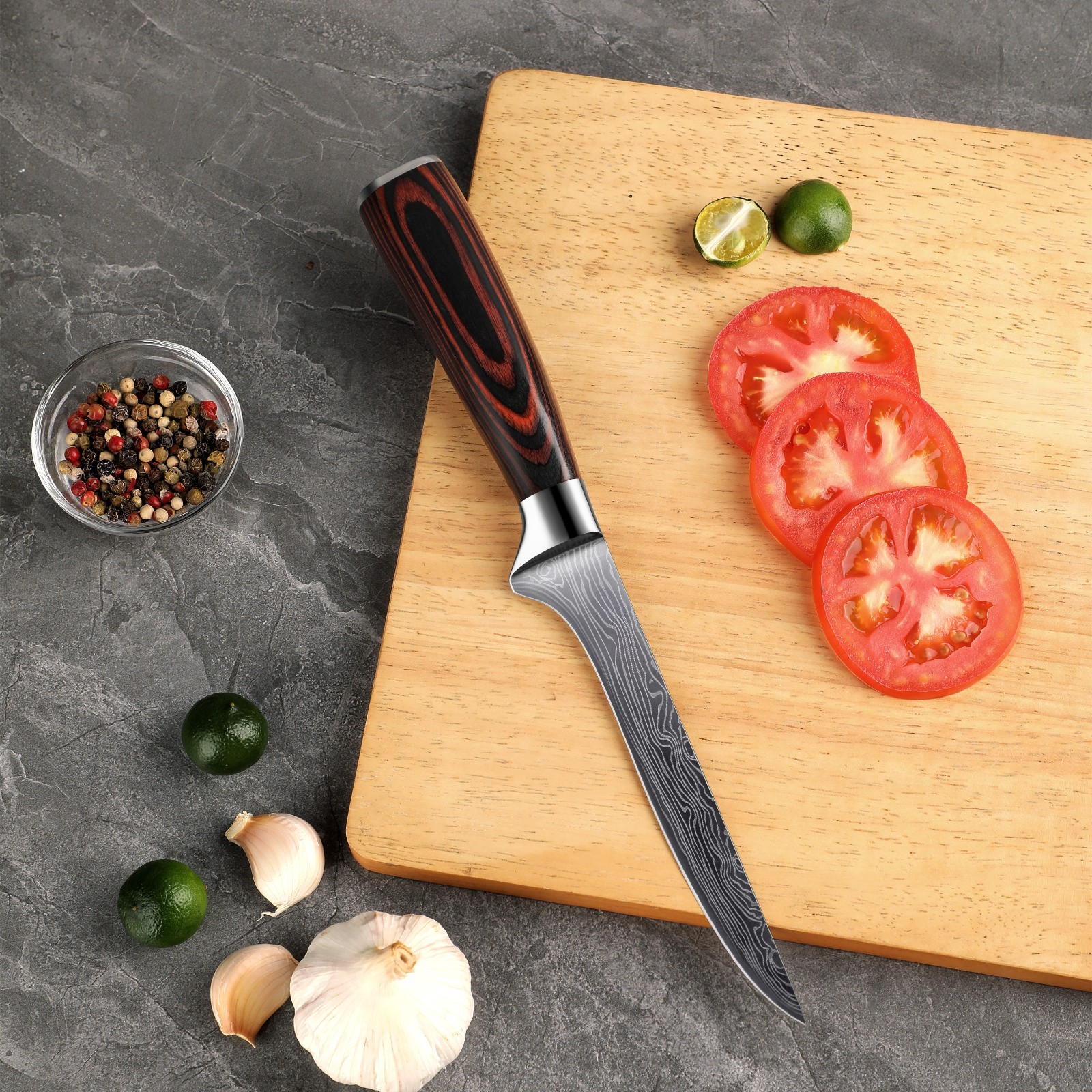 Master 6″ Boning Knife – Professional Razor Sharp Blade, Durable Stainless Steel