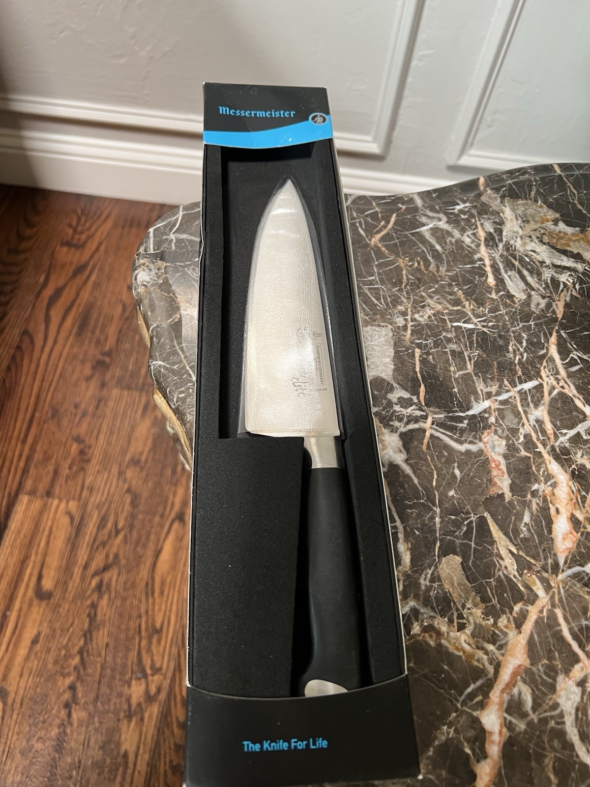 Messermeister San Moritz Elite Stealth Chefs Knife, 8″, Black – BRAND NEW!