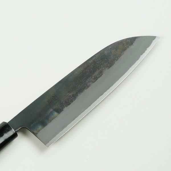 MOTOKANE Kurouchi Aogami Super Santoku Hocho Kitchen Knife 170mm(abt 6.7″)