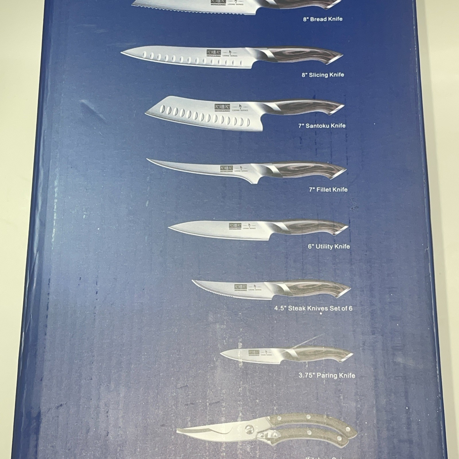 HOSHANHO 16-Piece Kitchen Knife Set Japanese Super Steel Knife Set New In Box