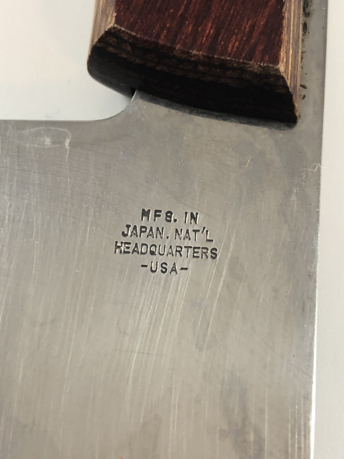 MAXAM PRECISION HOLLOW GROUND FINE STAINLESS STEEL CHEF AND FLINT KNIFE VF1