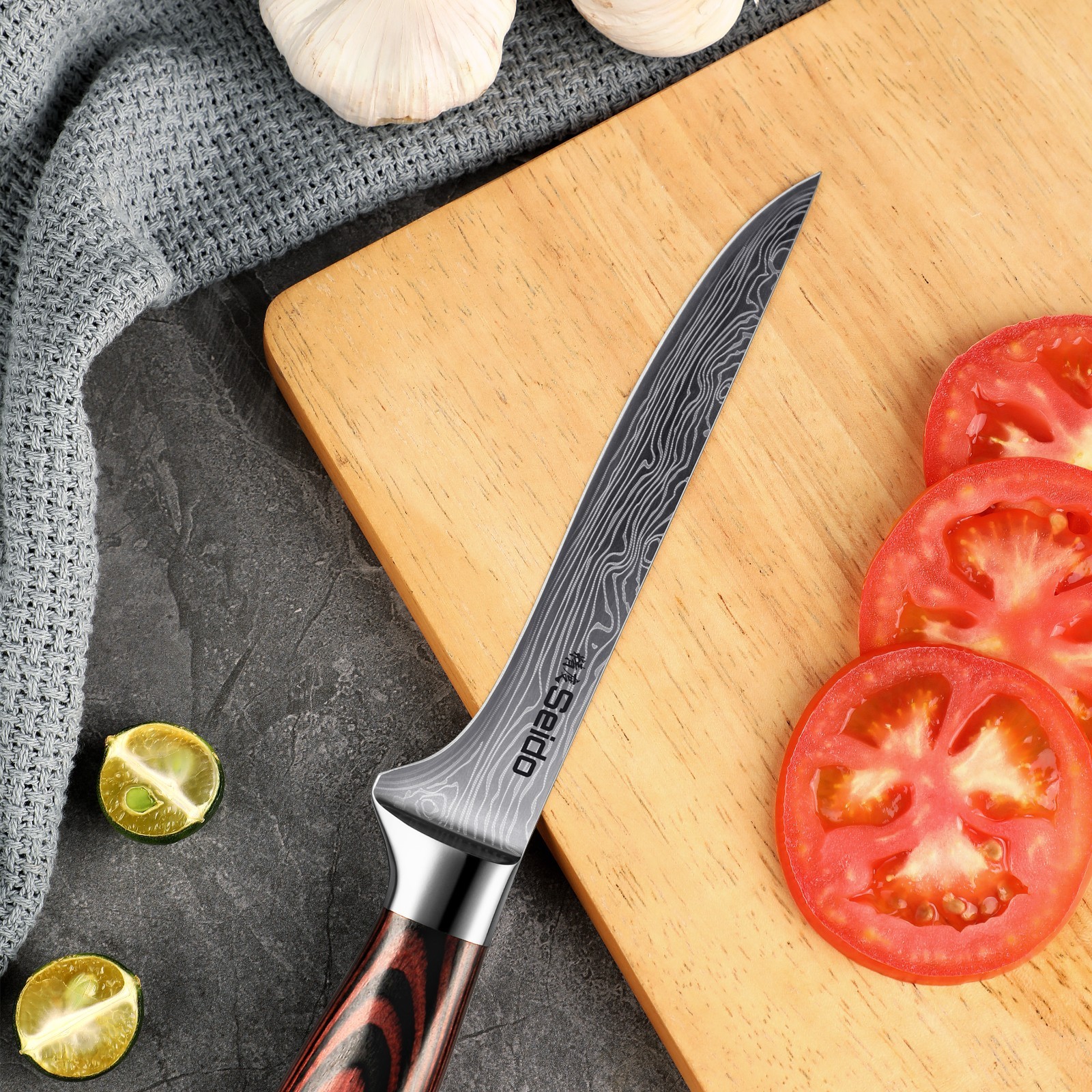 Master 6″ Boning Knife – Professional Razor Sharp Blade, Durable Stainless Steel