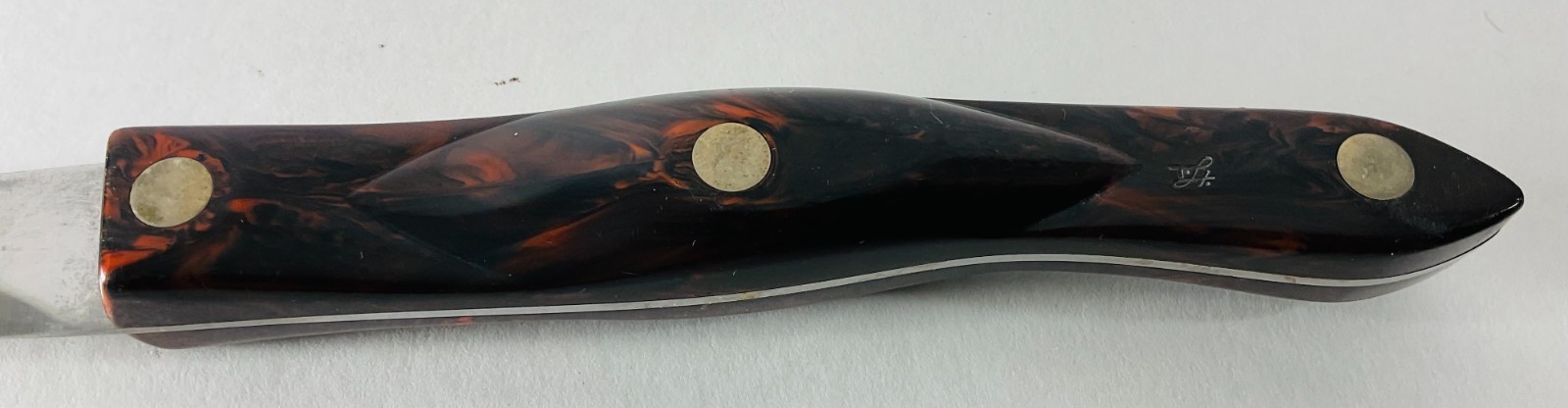 CUTCO 1721 Serrated Trimmer Knife Brown & 1759 Table or Steak Knife Black