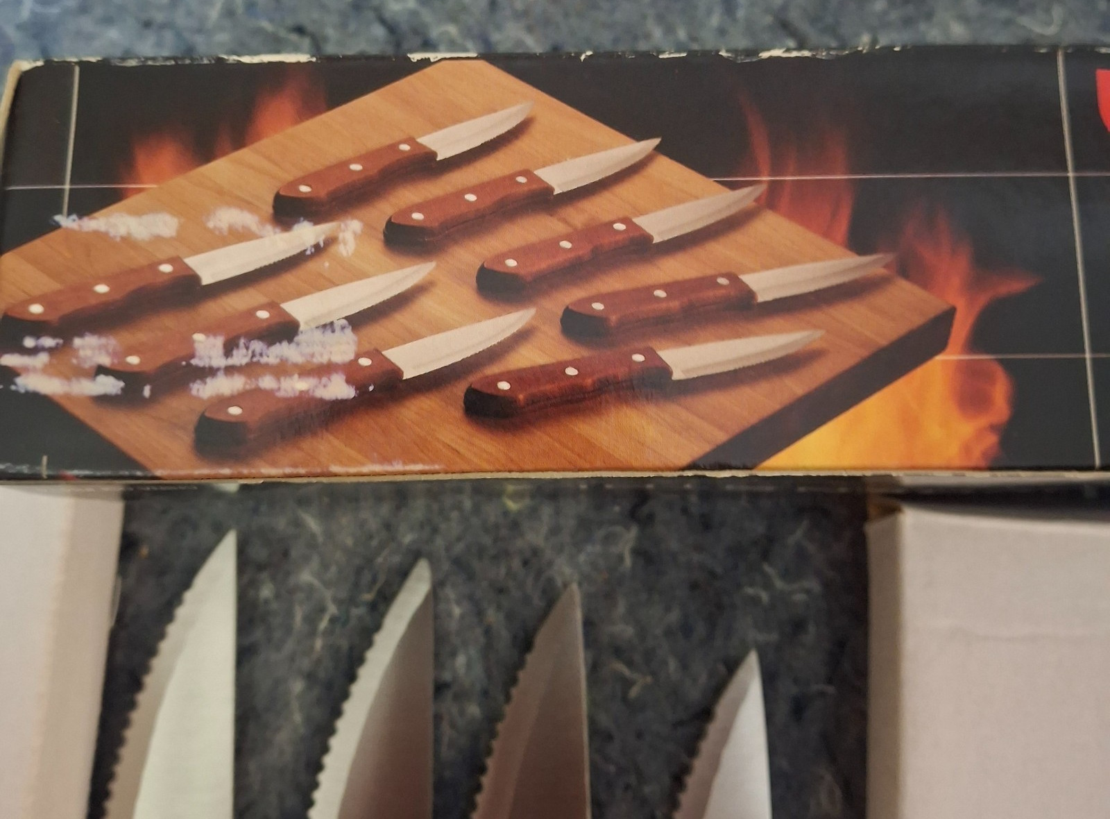 Henckels EverSharp Pro Carving Knife Set w/ Kuchenstolz Steak Knives 8-Pcs Lot