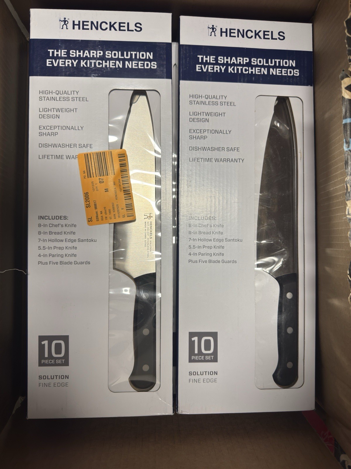 Henckels Fine Edge 10 Piece Knife Set