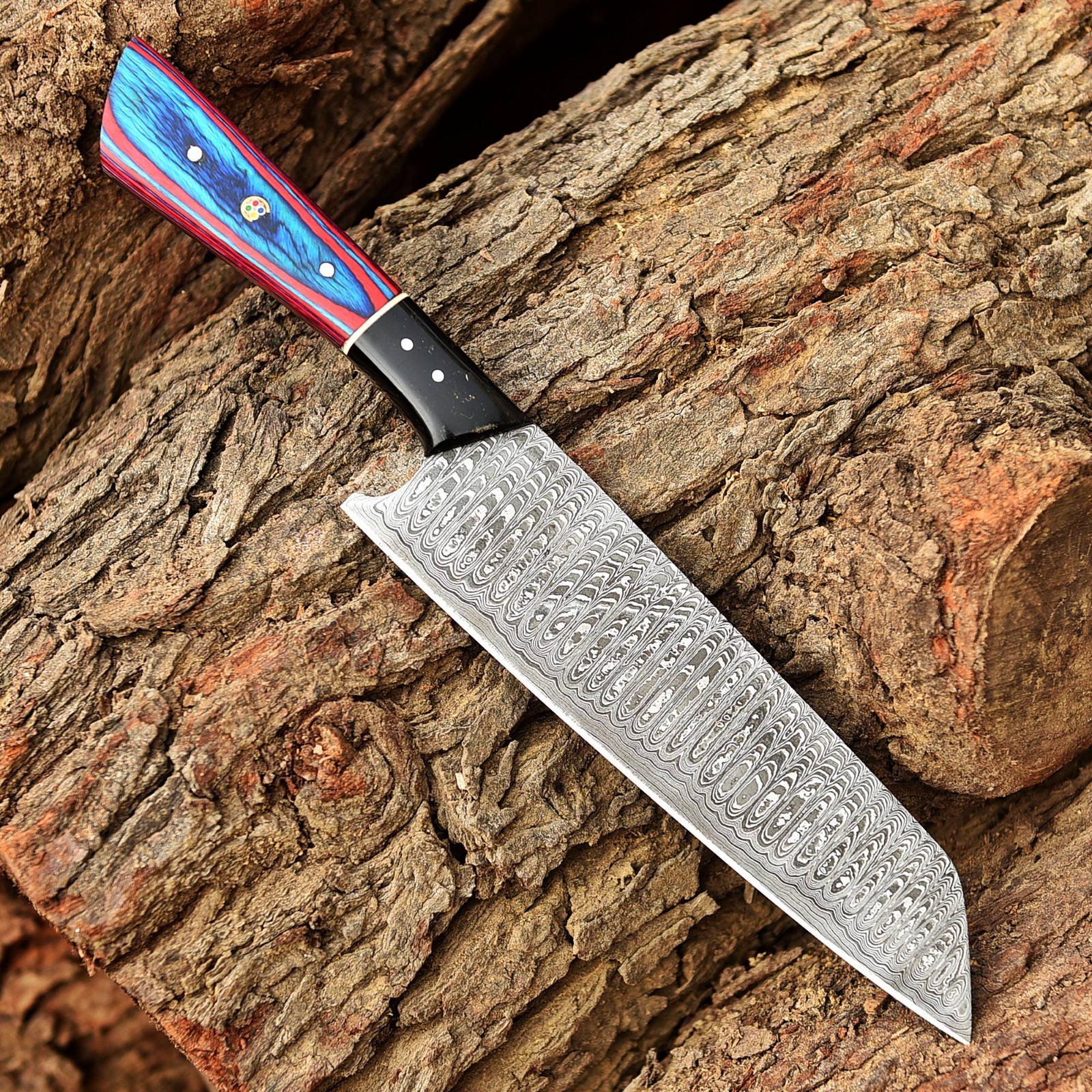 12 Professional Artisan Hand Forged Damascus Chef Knife Professional Kitchen
