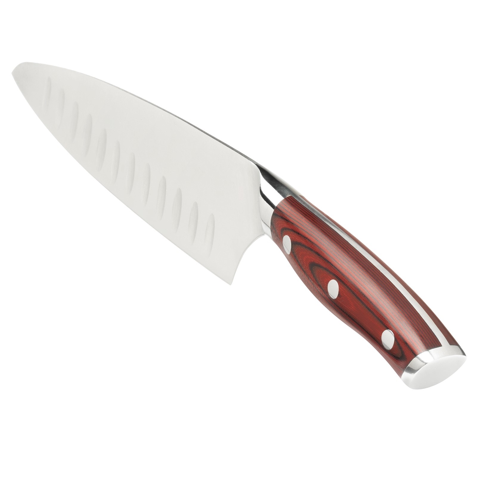 Ergo Chef Crimson Series 6pc Knife Set Chef, Boning Utility, Paring /Edge guards