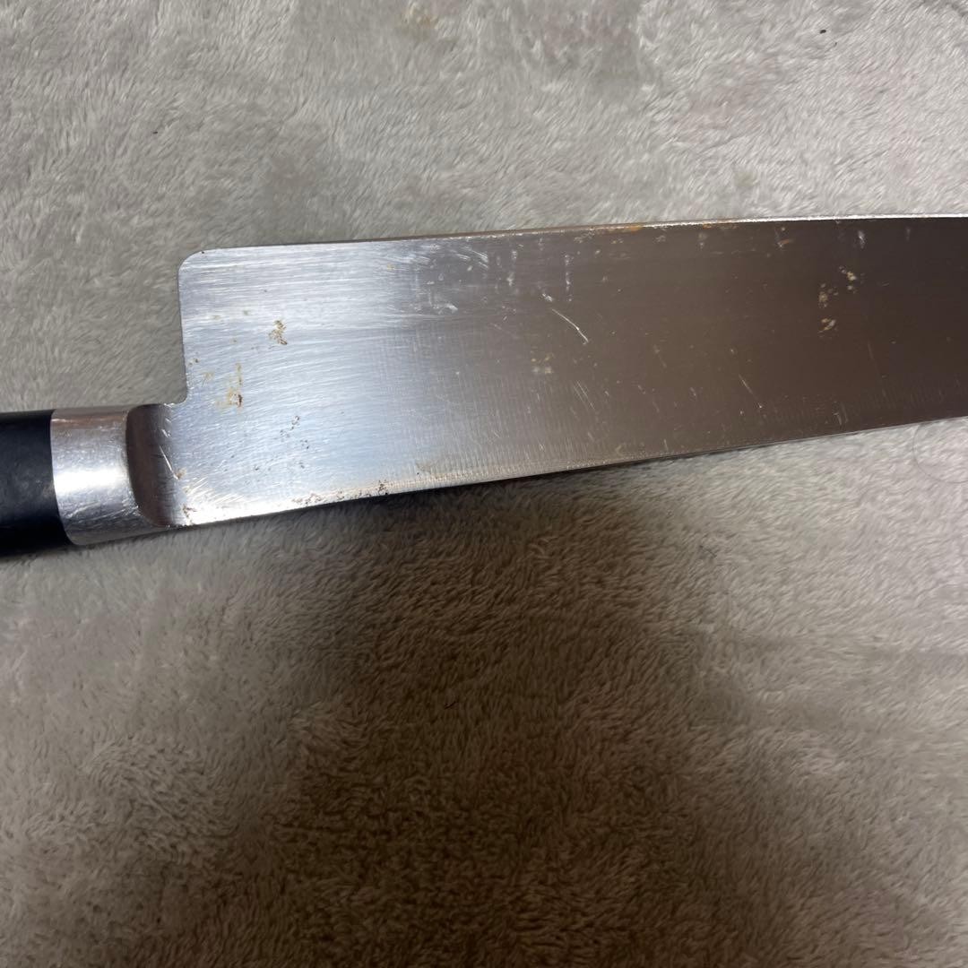 Sakai Takayuki INOX Santoku Knife 240mm (9.4″) Stainless Steel Good Condition