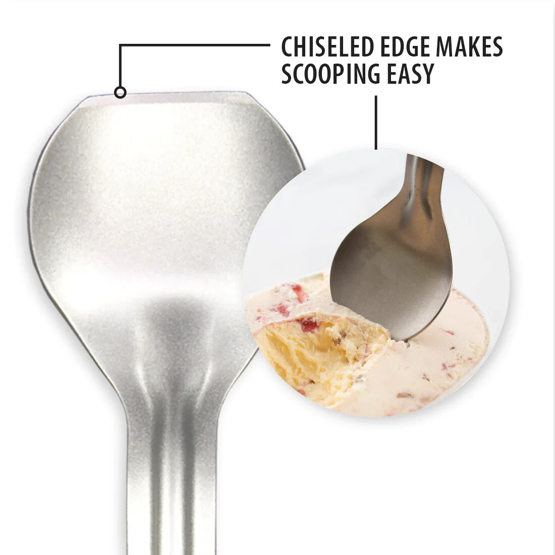 RADA CUTLERY R137 ICE CREAM SCOOP ALUMINUM HANDLE MADE IN USA