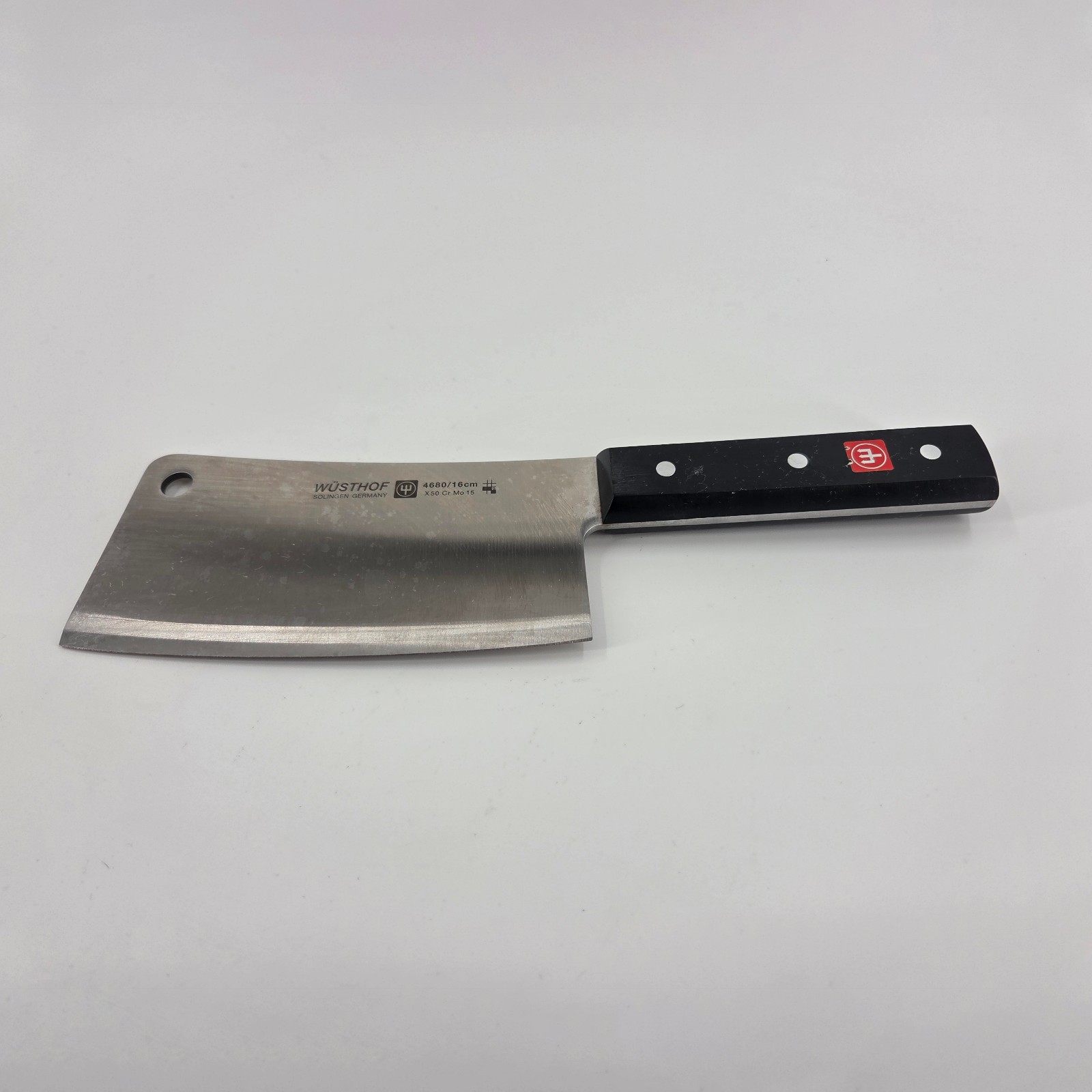 Wüsthof Classic 6″ Cleaver 4680/16cm Solingen Germany X50CrMo15 w/ Sleeve