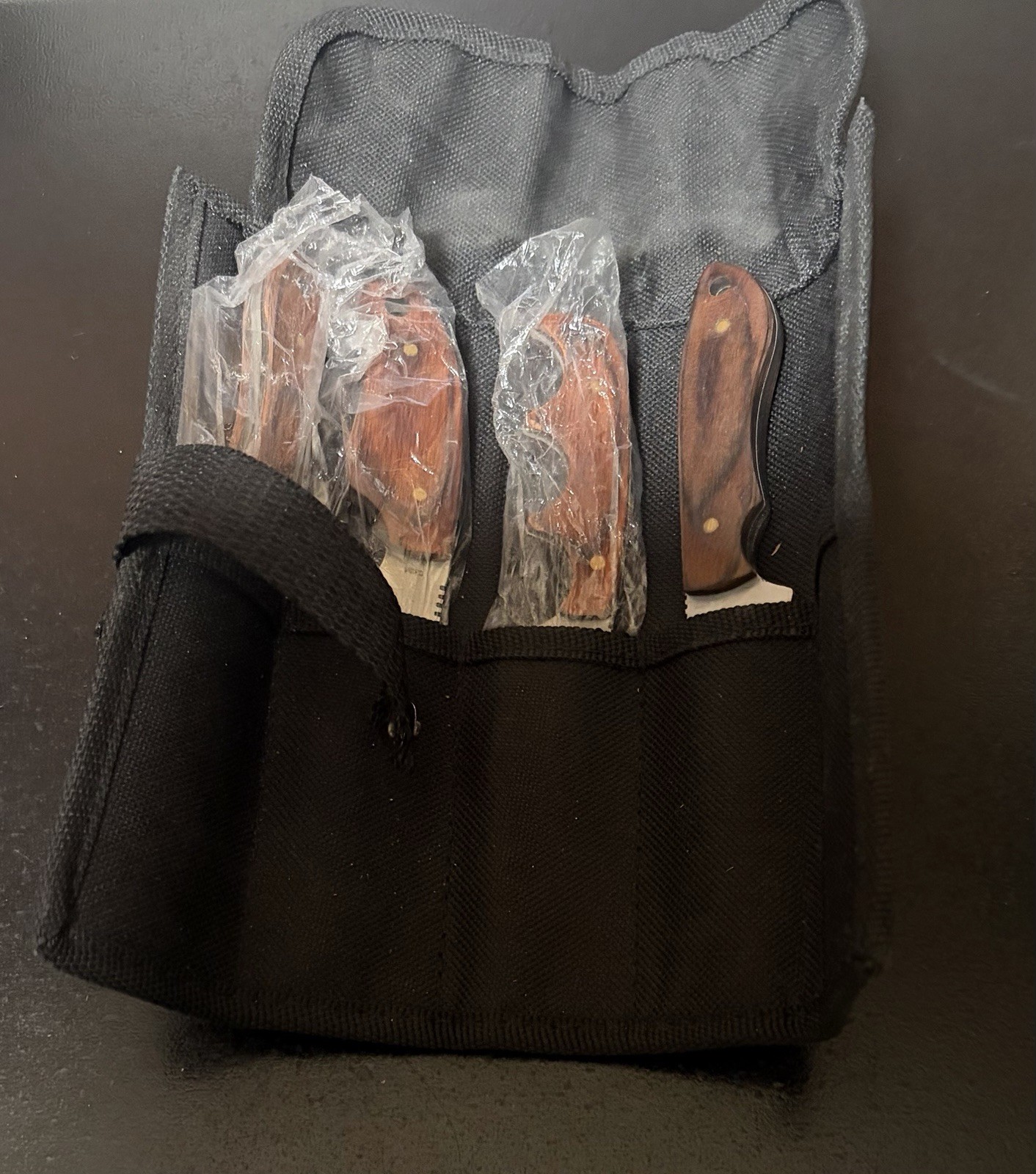 Rige Runner 4 Piece Knife Set – Various Sizes – Fixed Blades with storage case