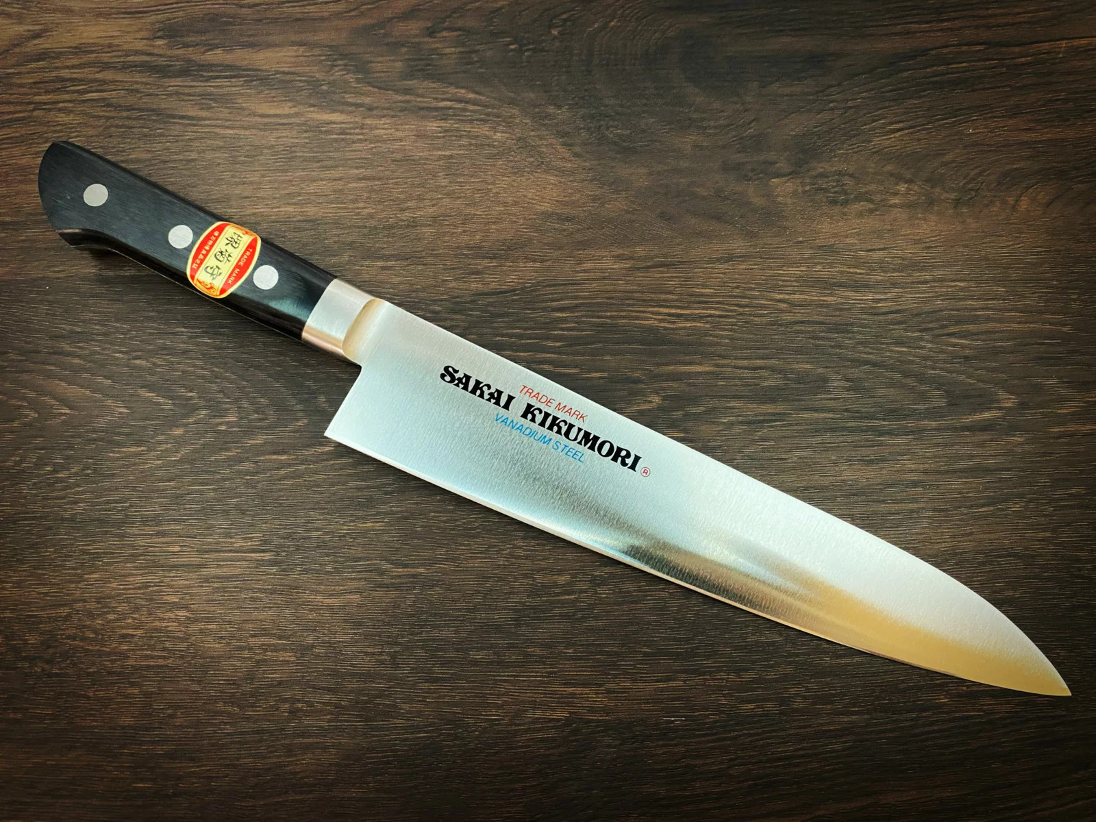 Gyuto Knife 18cm / 7.1in Sakai Kikumori SKK Molybdenum Steel Chef’s Knife Japan