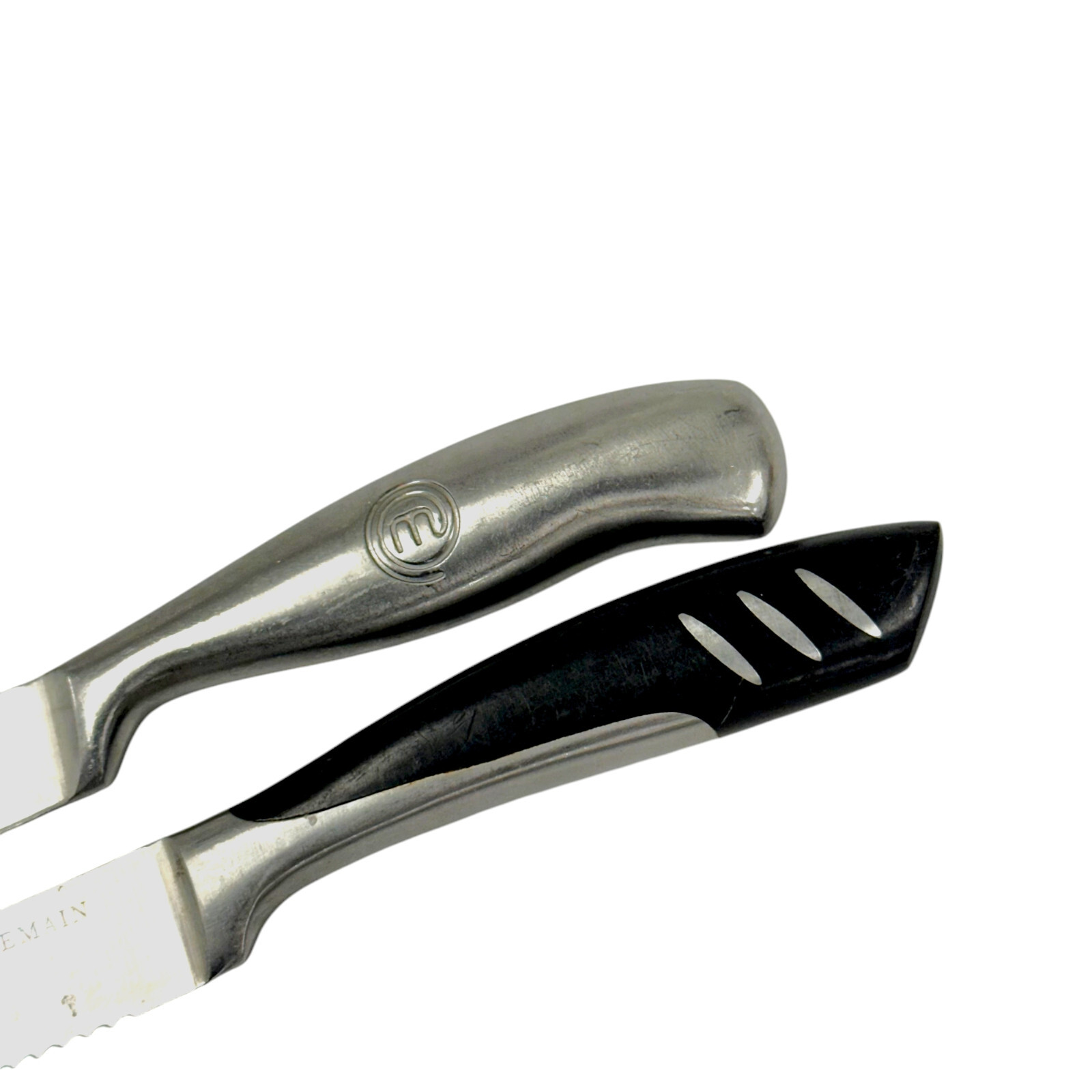 Master Chef 3.5 in and Bellemain 5 in Blades Stainless Steel Steak Knife Set 2Pc