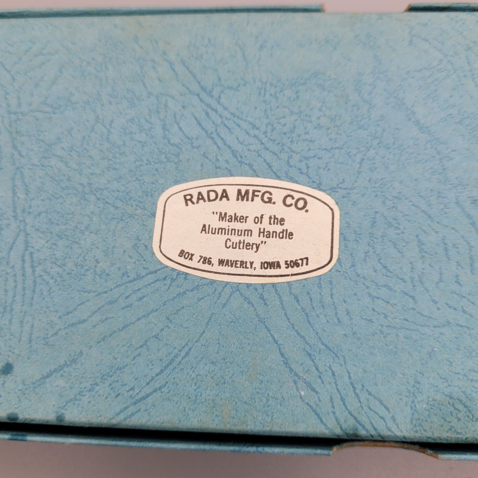 Vintage Rada Mfg 3 pc Aluminum Cutlery Knife Set with Original Box