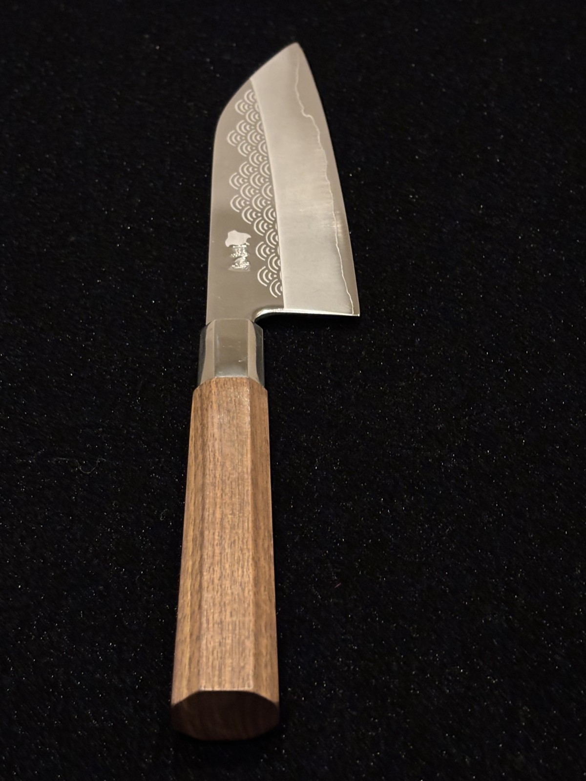 Japanese Tosa Hand-Forged Santoku Knife Ginsan Steel | Hamachidori Artisan Blade