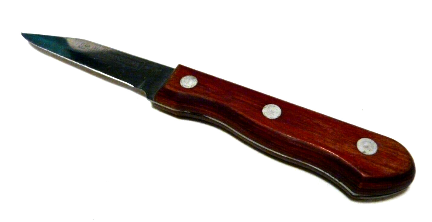 Tramontina Kitchen Paring Knife 3.25″ Straight Edge Brazil Wood Handle