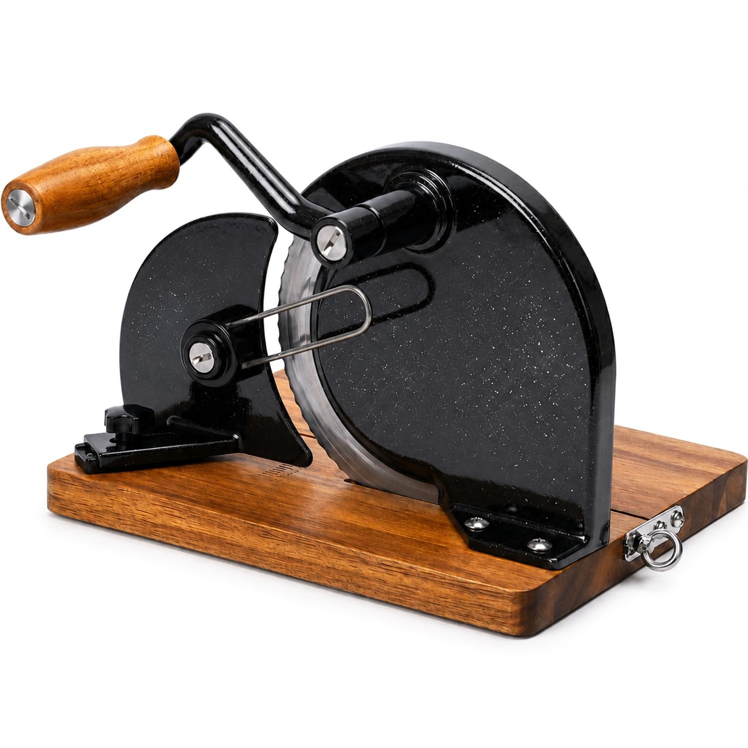 Foldable Manual Bread Slicer, Adjustable Slice, Hand-Cranked Bread Slicer wit…