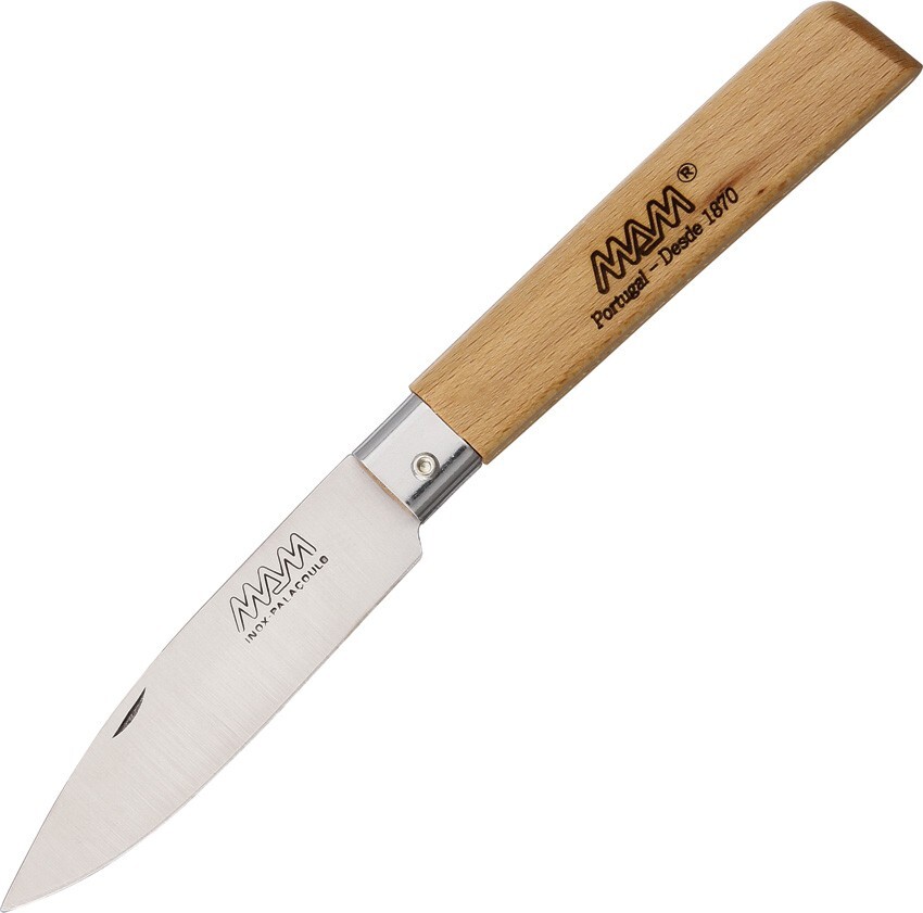 MAM Medium Folder 3.25″ Stainless Drop Point Folding Knife Custom Engraving Gift