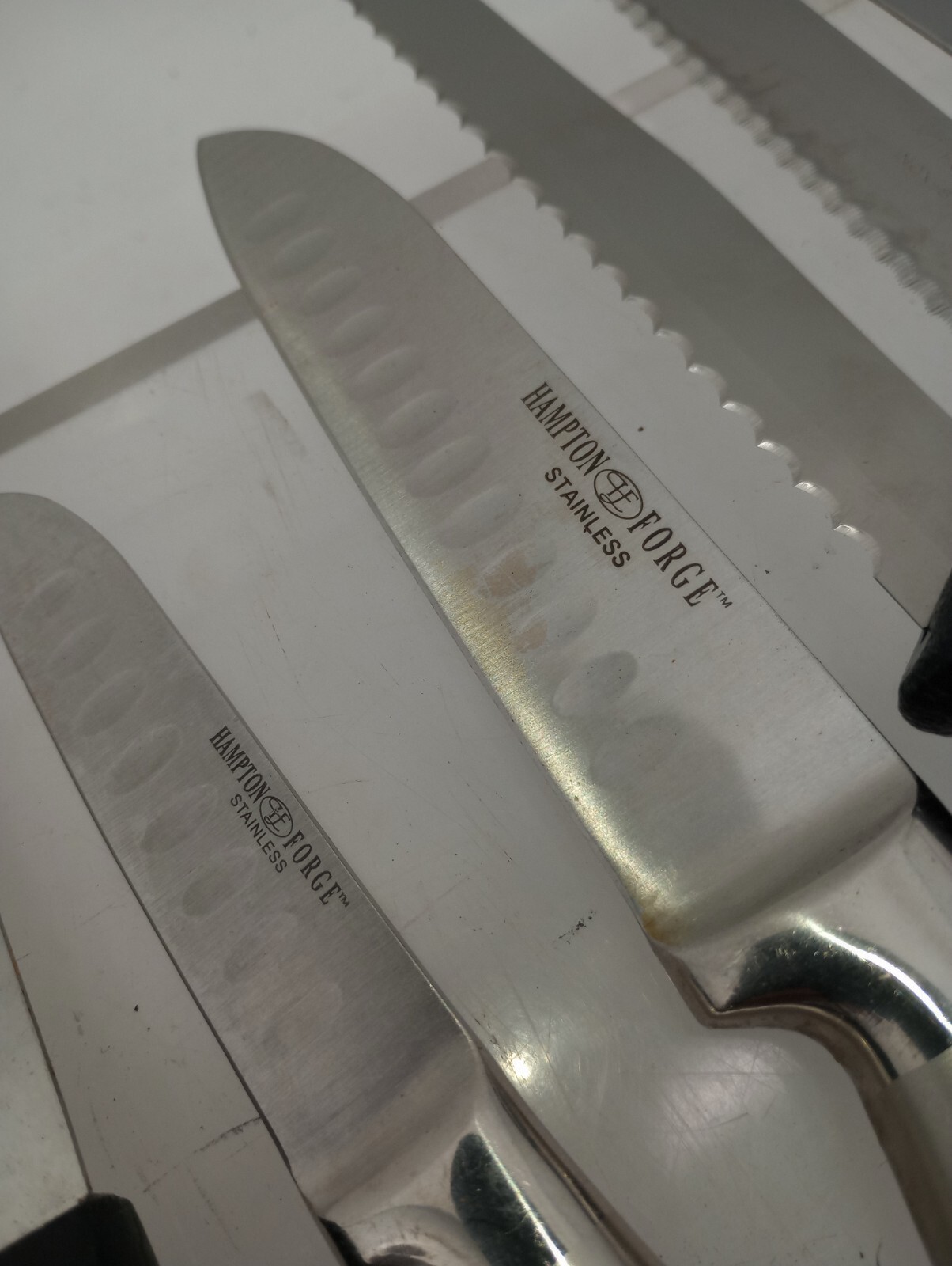 Vintage Kitchen Knives Lot of 37 With Plastic Handles