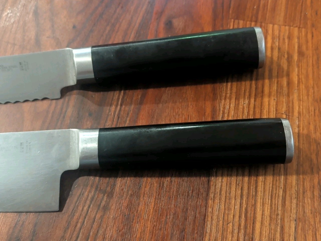 J.A. Henckels 8″ Mikado Chef Knife 19101 & 8″ Serated Bread Knife 19106